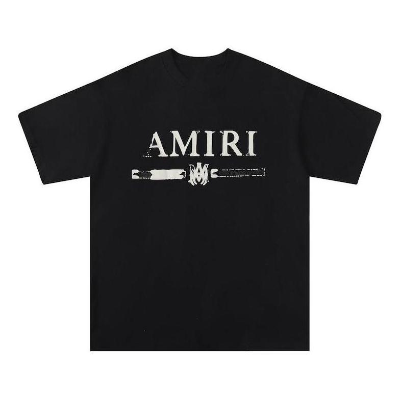 Amiri Black Graphic T-Shirt with Matching Pants - Perfect Gift Cotton Menswear