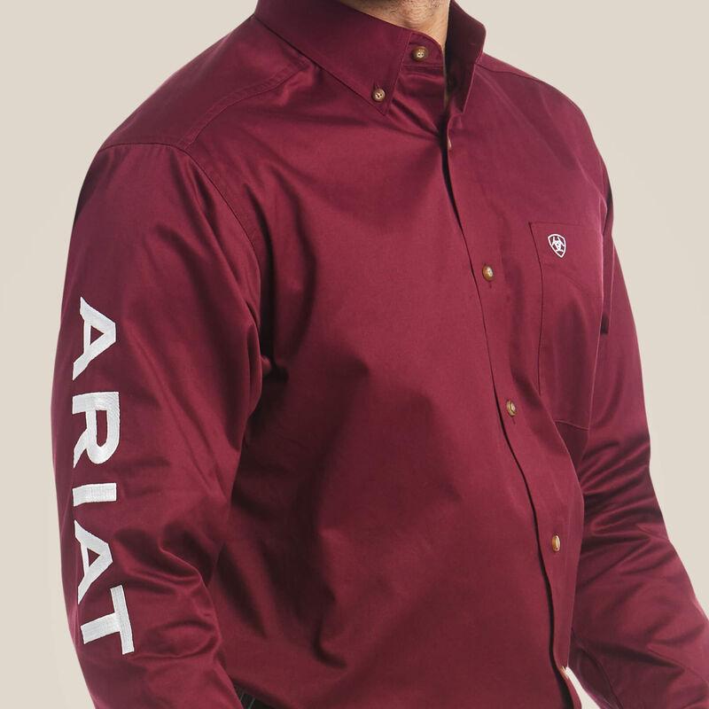 Casa Raul Ariat Maroon Team Logo Classic Fit - Mens Shirt  - 10027995