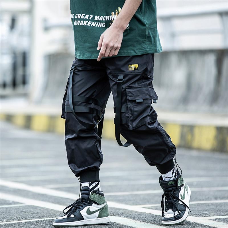 Niepce Black Techwear Joggers Kaisha Japanese Streetwear Cyberpunk Pants