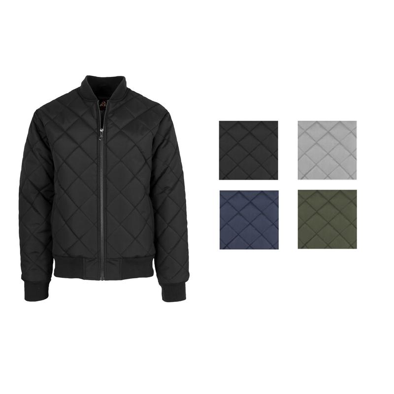 Men's Long Sleeve Quilted Bomber & Heavyweight Flight Bomber Jackets (S to 2XL)