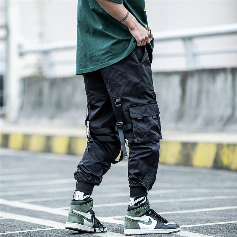 Niepce Black Techwear Joggers Kaisha Japanese Streetwear Cyberpunk Pants