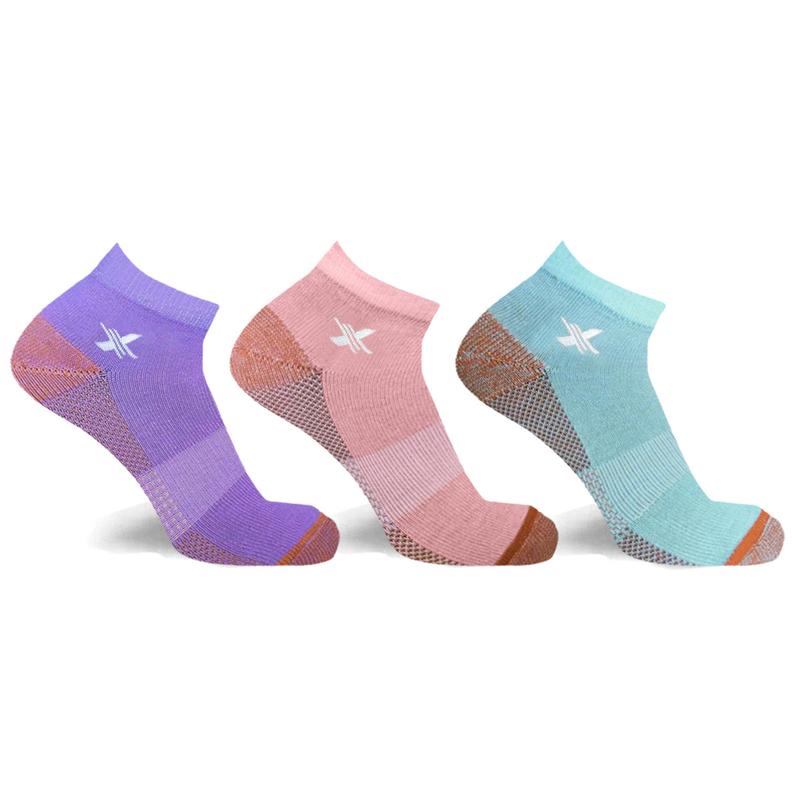 Extreme Fit Copper-Infused Ankle Socks - Odor Control & Perfect for Active Lifestyles Fabric Menswear