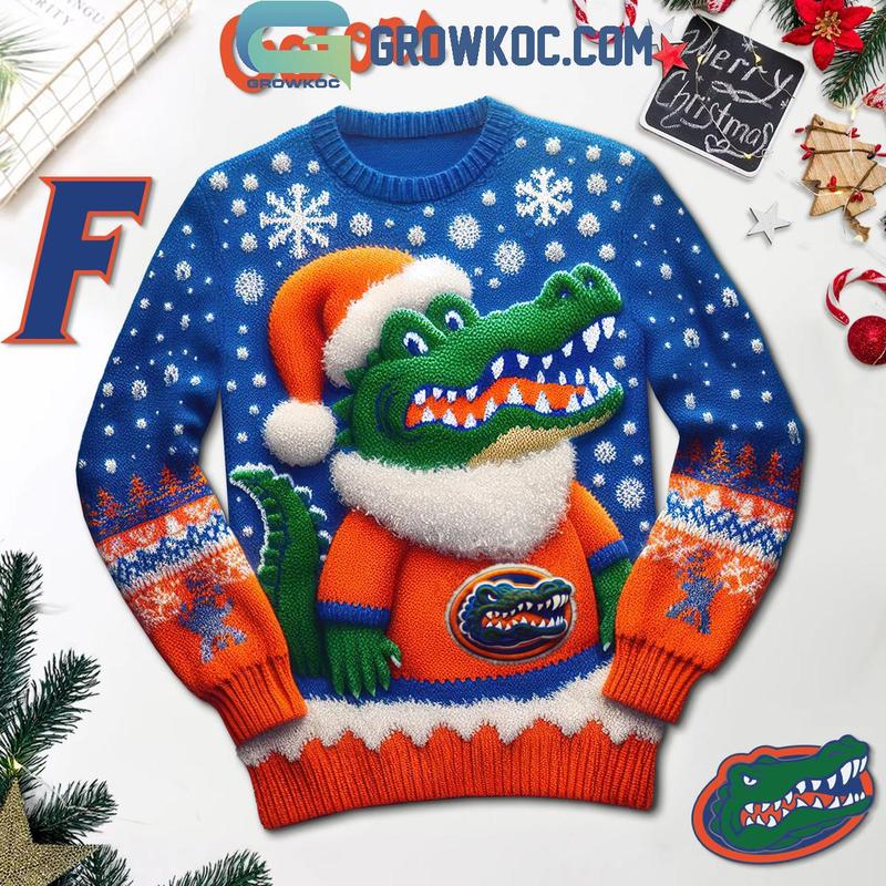 Florida Gators We Are Gators Football Snowtime Christmas Ugly Sweater