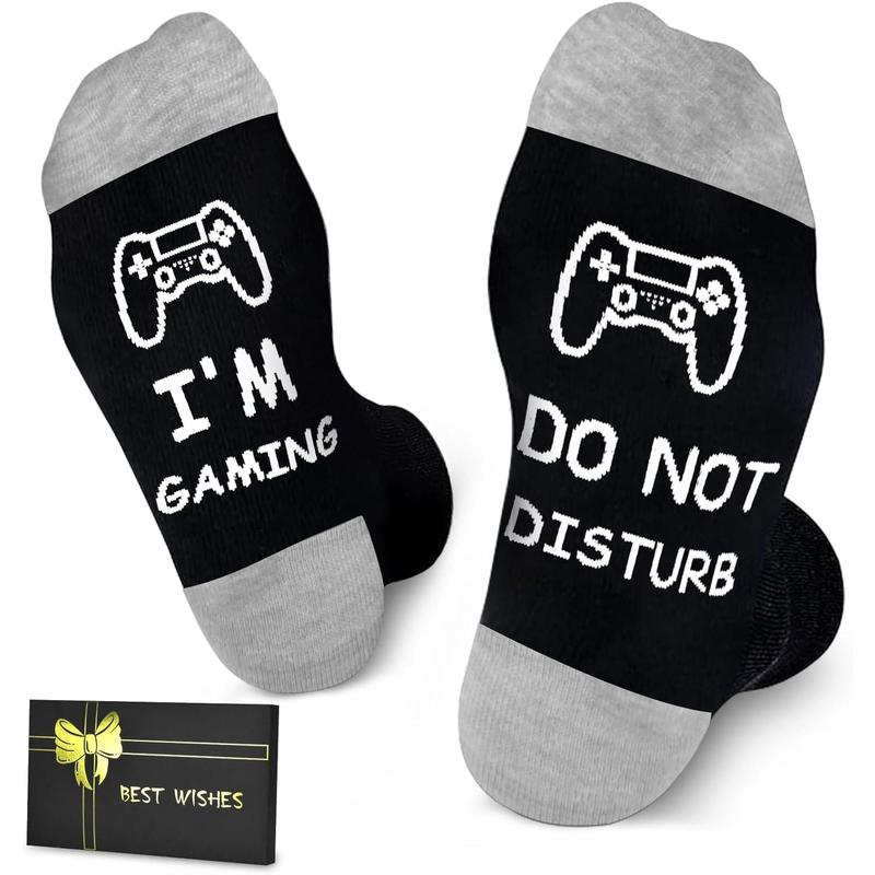 Stocking Stuffers for Men Adults Teens, Christmas Gifts for Teen Boys Birthday Gifts Ideas Gamer Funny  Socks