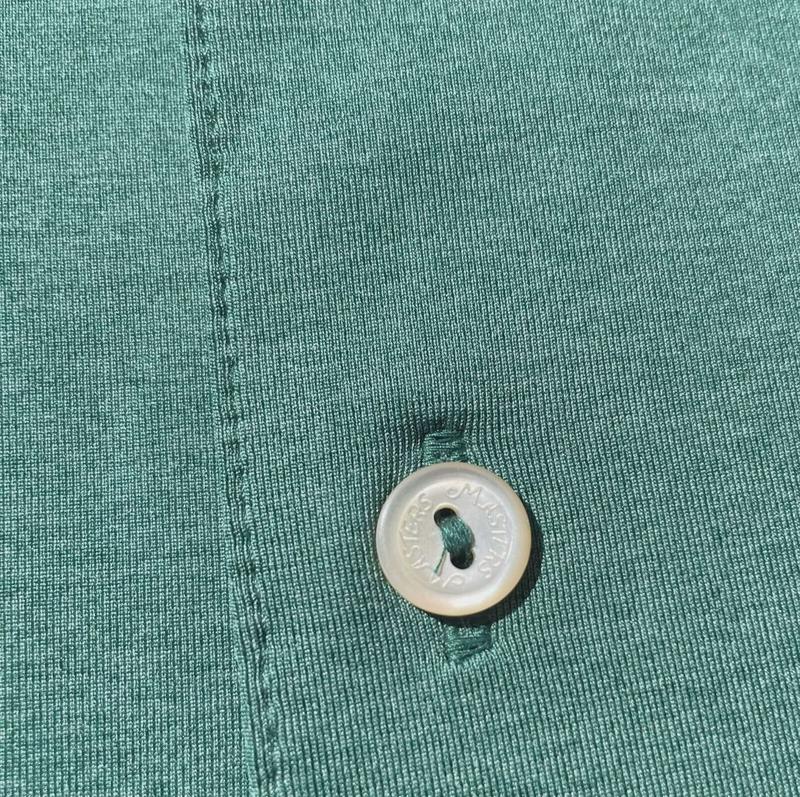 2024 Masters Peter Millar Augusta Green Solid Large Men’s Golf Polo Shirt ? ⛳️