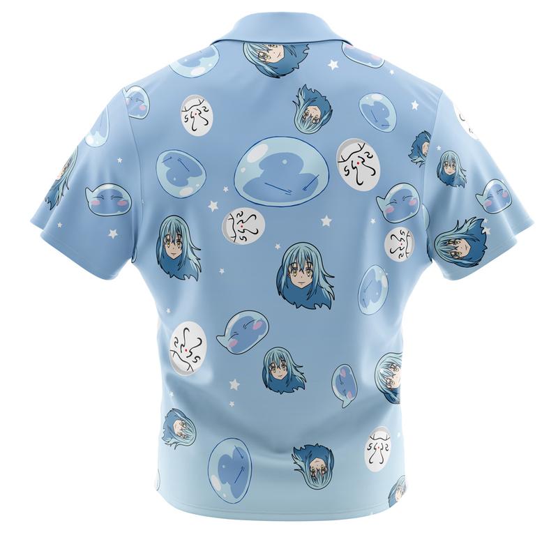 Rimuru Tempest Pattern That Time I Got Reincarnated As A Slime Button Up Hawaiian Shirt