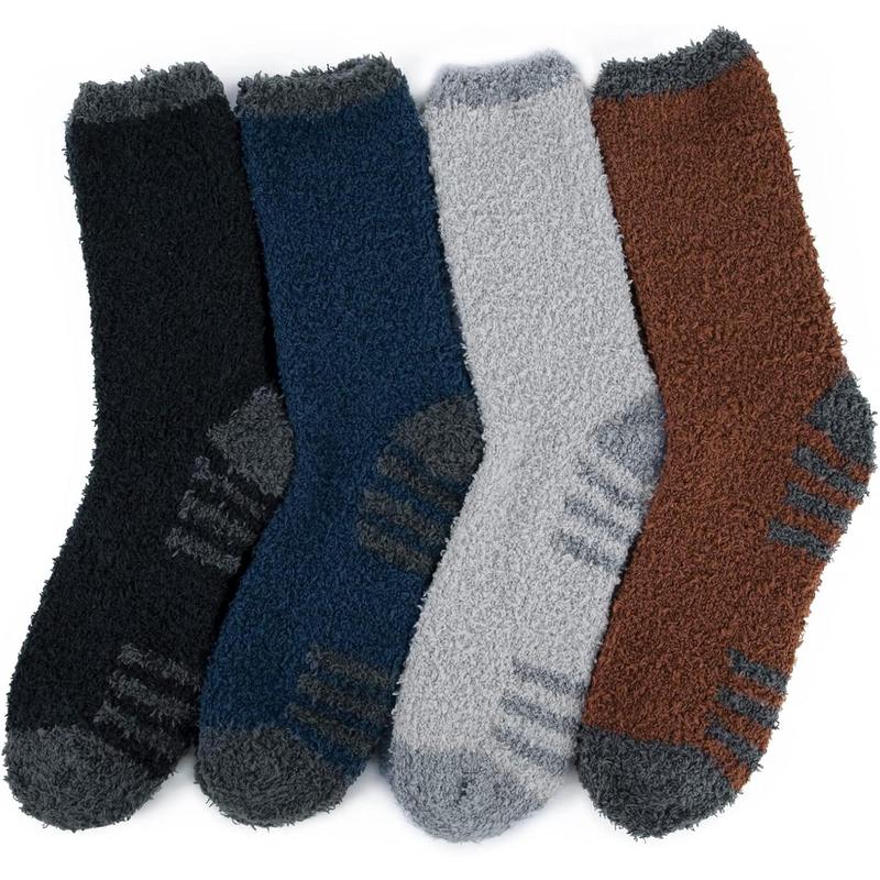 Fuzzy Socks Cozy Fluffy Warm Socks for Men Super Soft Winter Indoors Home Sleeping Christmas Socks