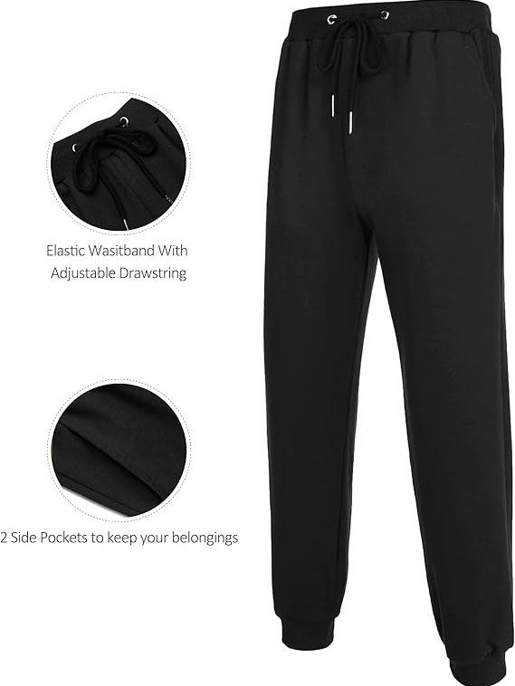 COOFANDY B Men's Tracksuit Hoodie Set Hooded Athletic Sweatsuits Casual Running Jogging Sport Suit Sets Classic Menswear Cotton Elastic black friday