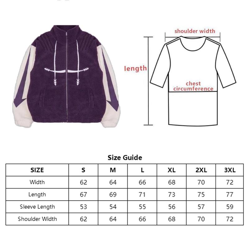 Choso Fleece Jacket Piercing Blood Jacket Anime Cashmere Sweater Manga Coat Jujutsu Kaisen Unisex Cosplay Men Women Autumn And Winter