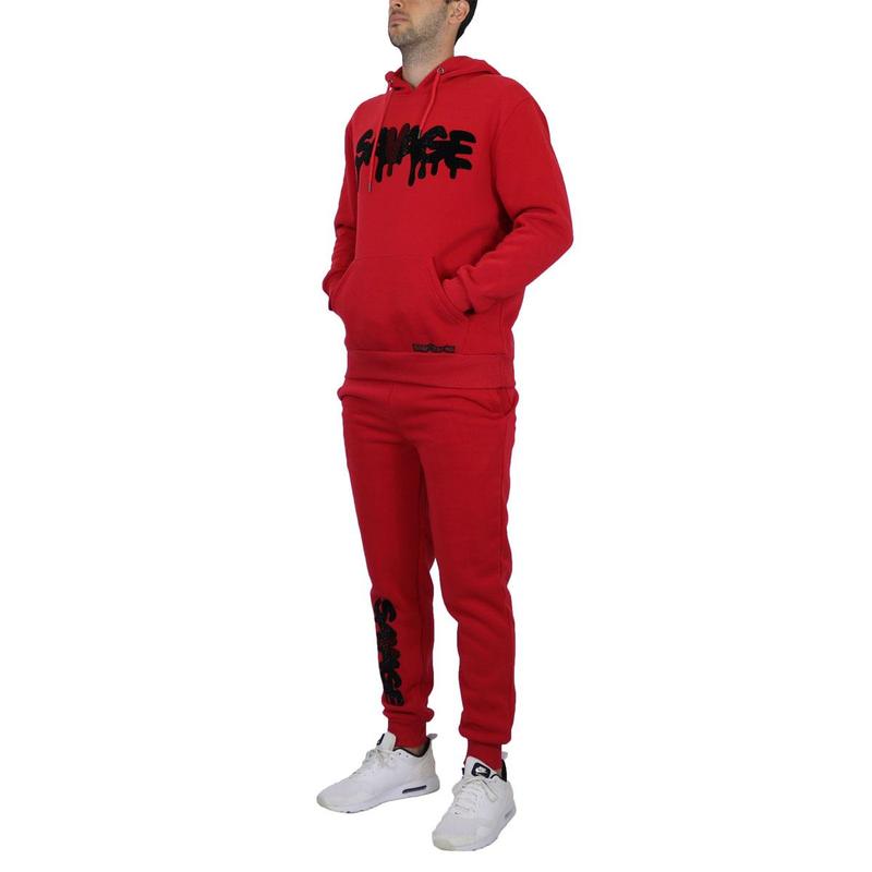 Men’s 2 Piece Fleece Jogger Hoodie Set (Small to 2XL)