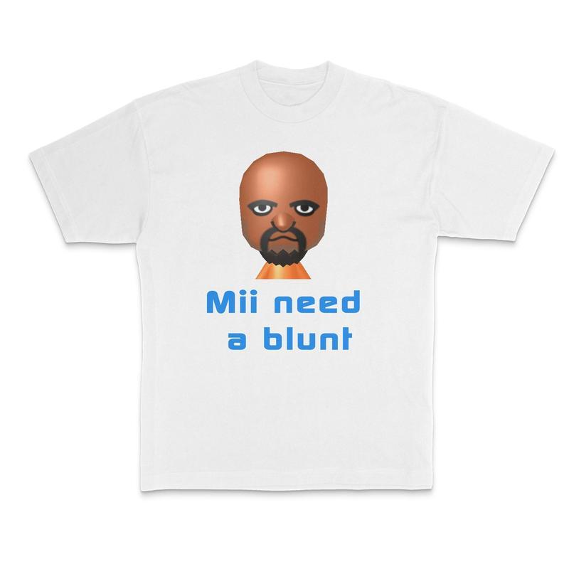 Need Blunt Funny Parody Crewneck T-Shirt for Man's, Meme Dank Genz Top Streetwear Shortsleeve Round Neck Tshirt Menswear Underwear