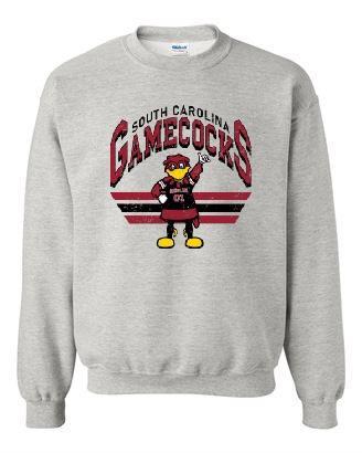 Retro College Football Mascot Crewneck Sweatshirt, Underwear Tops, Unisex Crewneck For Men For women Crewneck Man Menswear Hoodie