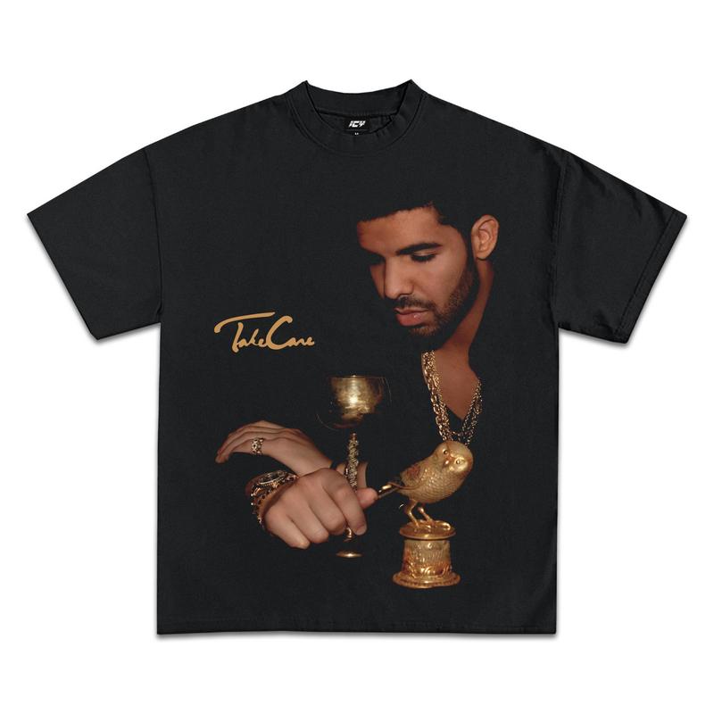 DRAKE TAKE CARE ALBUM GRAPHIC BOOTLEG T-SHIRT