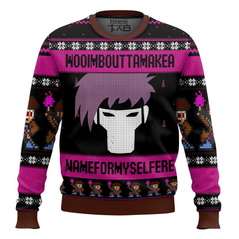 Gambit Make a name for myself Ugly Sweater