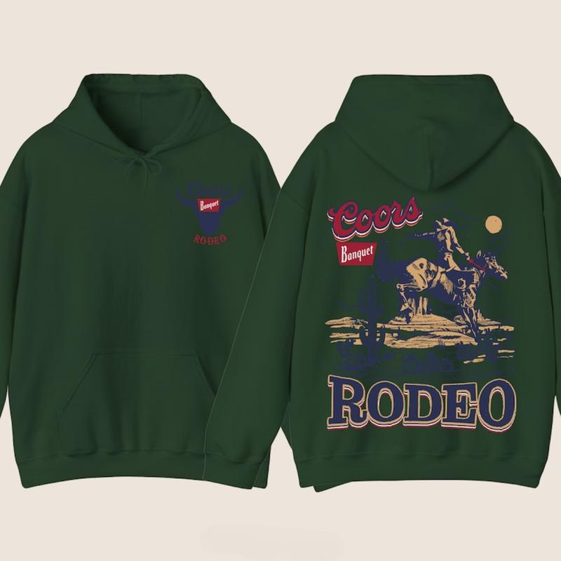 Coors Western Cowboy Hoodie, Vintage 90s Graphic Western Hoodie, Retro Coors Unisex Hoodie