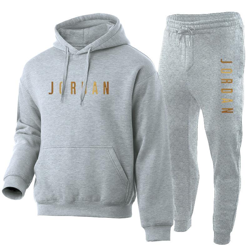 2024 Hooded Sweater Set Autumn and Winter Printed Tags Letter Europe and the United States fashion casual wear fitness clothing sportswear fashion men and women casual sweater