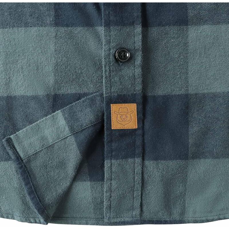 Flannel Shirt for Men 100% Cotton Mens Flannel Shirts Long Sleeve Plaid Soft Casual Button Down Shirt Men