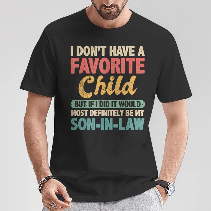 My Favorite Child Most Definitely My Son-In-Law Retro T-Shirt, Classic Cotton Shirt For Men And Women, Full Colors, Full Sizes