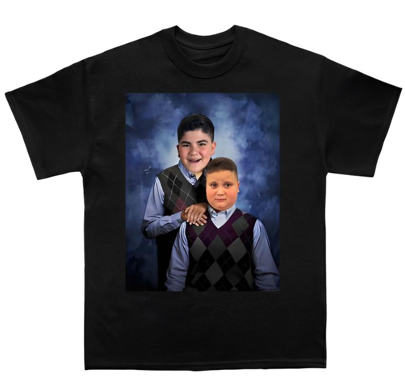 Official Rizzler And Aj Step Brothers T-Shirt - Meme T-Shirt, Crew Neck, Slight Stretch, Breathable & Wear-Resistant, All-Season Short Sleeve Tee, Perfect for Outdoor & Daily Fashion