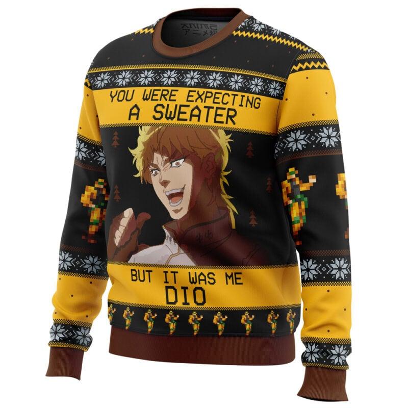 It Was Me Dio Jojo’s Adventure Ugly Christmas Sweater, funny anime Ugly Sweater