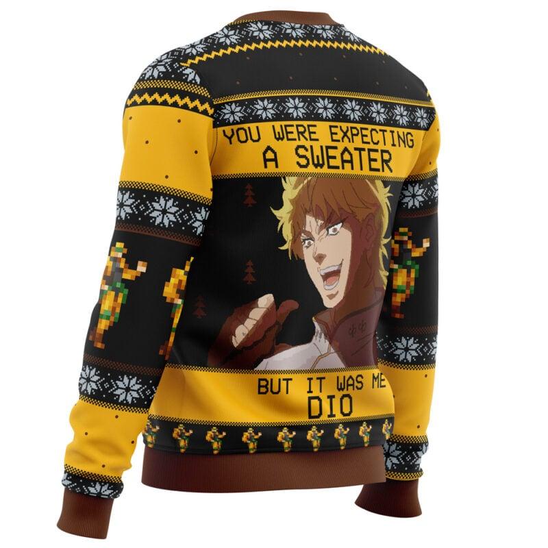 It Was Me Dio Jojo’s Adventure Ugly Christmas Sweater, funny anime Ugly Sweater