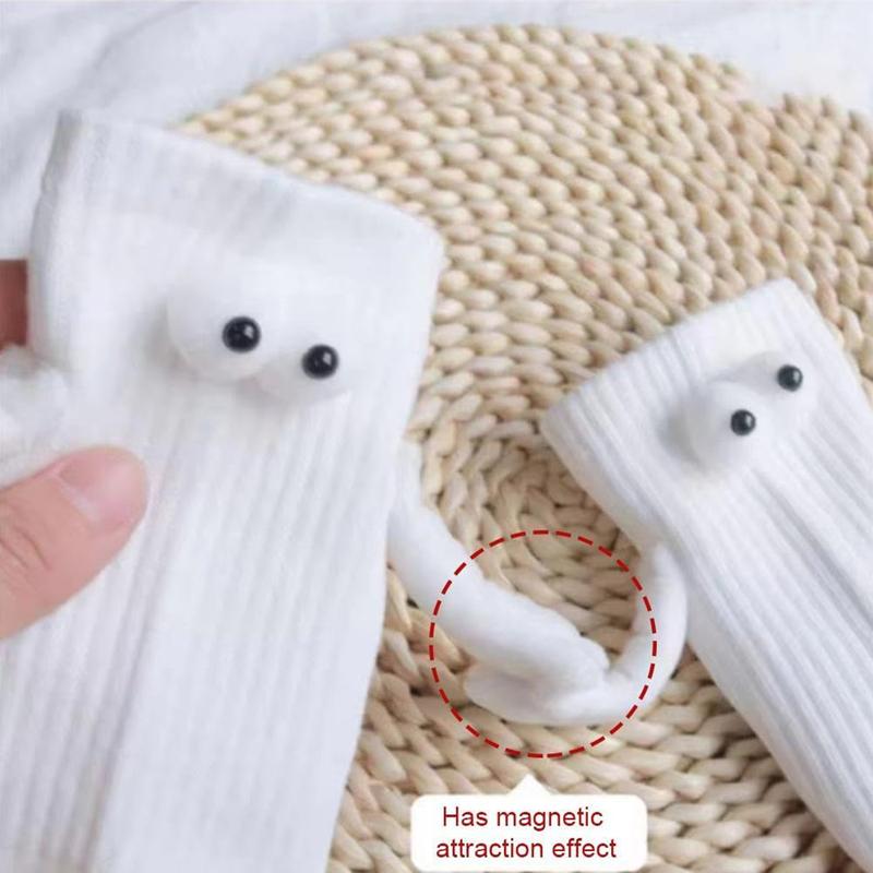 2 Pairs Magnetic Holding Hands Socks Funny Gifts for Couples, Anniversary, Best Friends, Engagements, Teens Menswear Small christmas 2024 ornament christmas 2024 ornament christmas sock