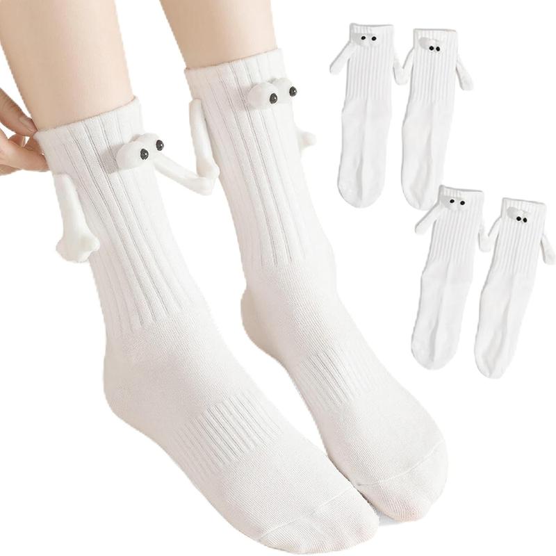 2 Pairs Magnetic Holding Hands Socks Funny Gifts for Couples, Anniversary, Best Friends, Engagements, Teens Menswear Small christmas 2024 ornament christmas 2024 ornament christmas sock