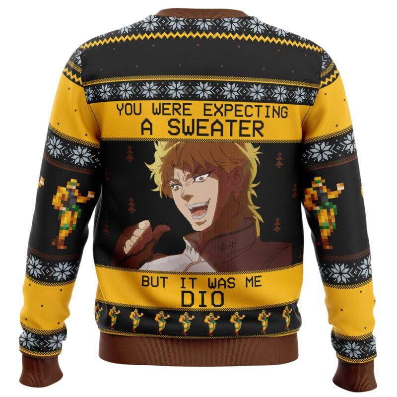 It Was Me Dio Jojo’s Adventure Ugly Christmas Sweater, funny anime Ugly Sweater