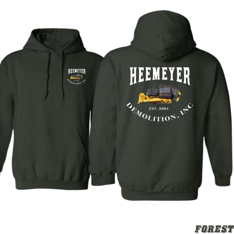 Heemeyer Demolition Hoodie - Bulldozer Design Shirt - Trendy Hoodie for Men and Women Menswear Sweaters