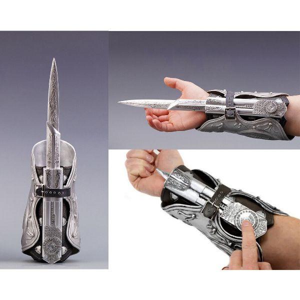 Assassin's Creed Brotherhood Gloves Hidden Blade Gauntlet 1:1 Sleeve Sword NoBox