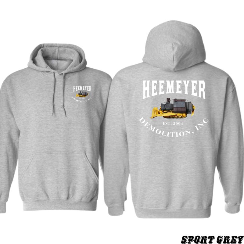 Heemeyer Demolition Hoodie - Bulldozer Design Shirt - Trendy Hoodie for Men and Women Menswear Sweaters