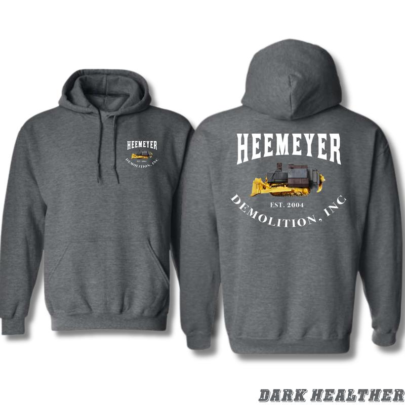 Heemeyer Demolition Hoodie - Bulldozer Design Shirt - Trendy Hoodie for Men and Women Menswear Sweaters