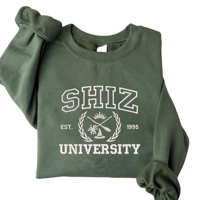 Shiz Est 1995 University Sweatshirt, Wickeds Shirt, Wizard Shiz Uni Shirt, Movie Lover Gift, Movie Shirt, Arch Vintage Shirt