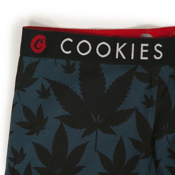 Men's Soft Cotton Boxer Briefs with Leaf Pattern, Cookies Available in Sizes S- XL - Menswear