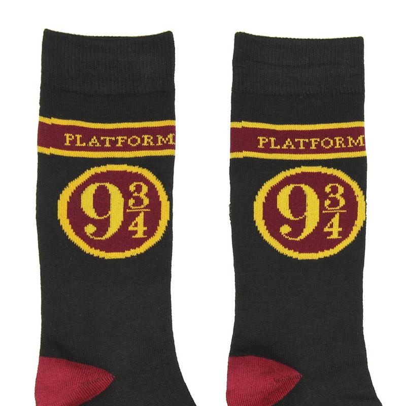 Harry Potter Platform 9 3 4 Hogwarts Express Adult Crew Socks