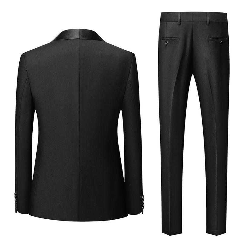 Groom Dresses Men's Wedding Dresses Shawl Lapel Suit Suit,Men's Evening Gowns Formal Suit Business Suit Menswear Overalls Formal Wear Workwear