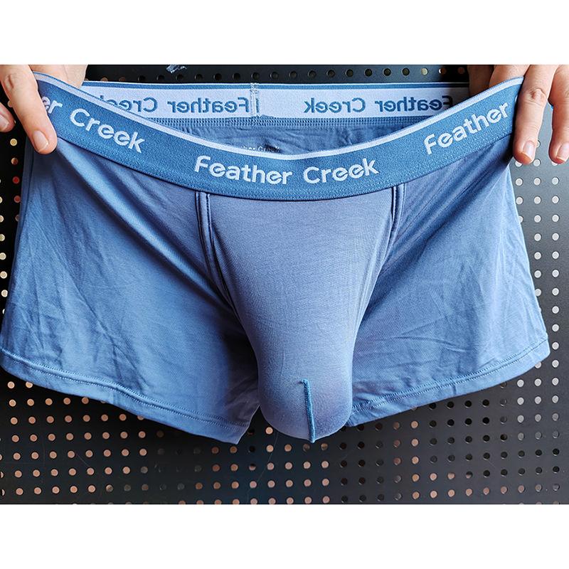 Men's boxers with big pockets sexy briefs men's underwear