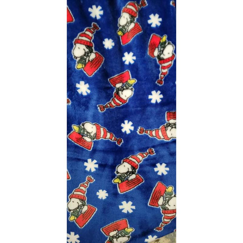 Peanuts Christmas Pajama Lounge Pants SSSnoopyyyy0 Woodstock Soft Men’s XL Blue NEW