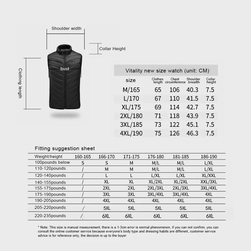 21 Heated Vest Zones Electric Heated Jackets USB Heating Vest Men Women Sportswear Thermal Winter Warm Heated Jacket For Camping