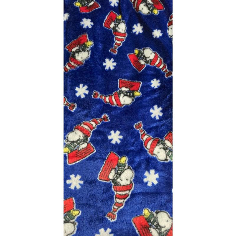 Peanuts Christmas Pajama Lounge Pants SSSnoopyyyy0 Woodstock Soft Men’s XL Blue NEW