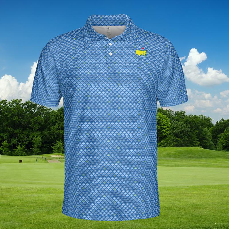 2024 Masters Peter Millar Large Men's Golf Shirt Leaderboard Print Polo Augusta  Sport Shirt Gift For Men Boyfriend All Print