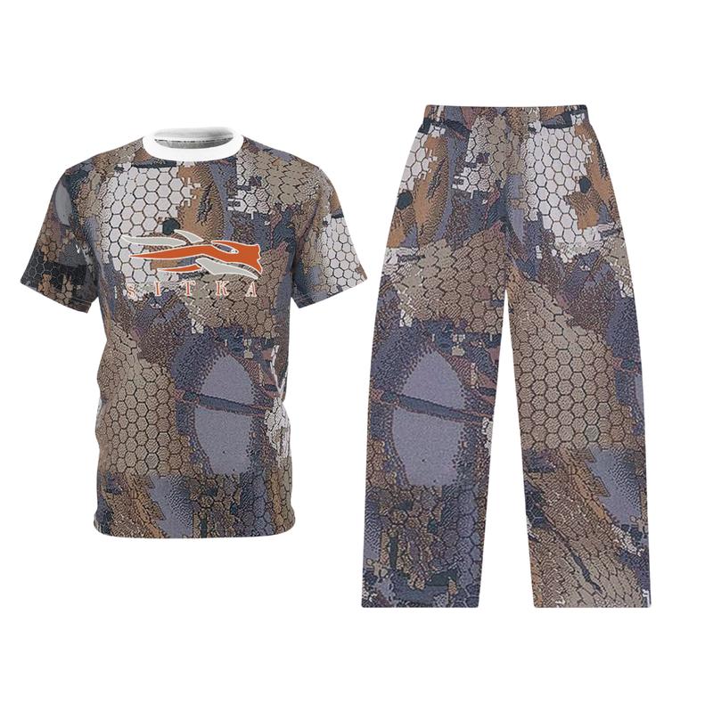 SITKA Camouflage Pajamas, Unisex T-Shirt, For Men, For Women, Gift For All Menswear Top