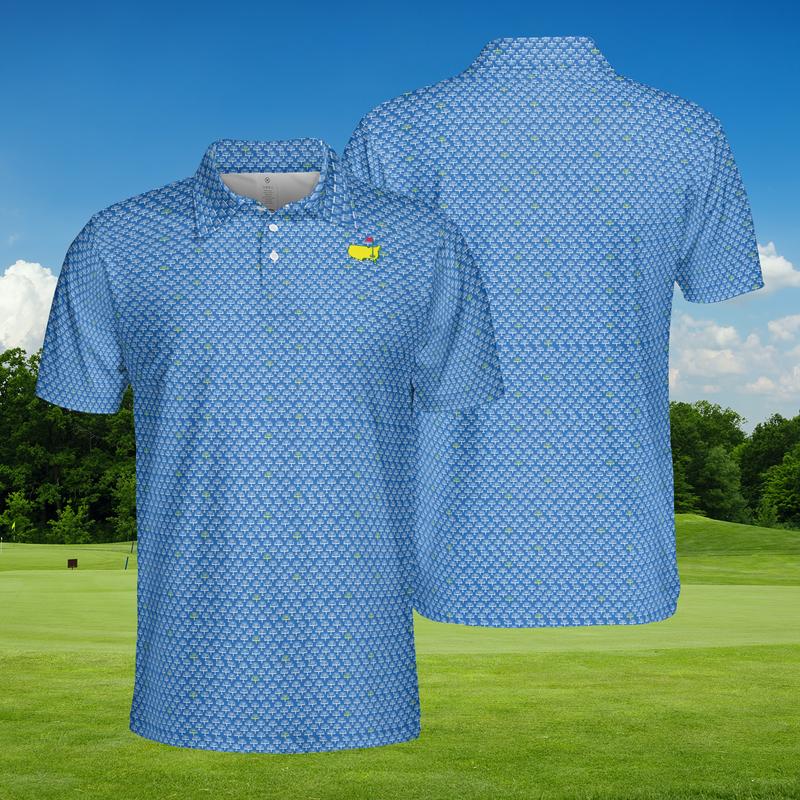 2024 Masters Peter Millar Large Men's Golf Shirt Leaderboard Print Polo Augusta  Sport Shirt Gift For Men Boyfriend All Print