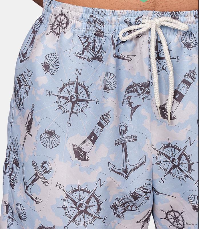 Busch Light Men's Casual Drinking Print Beach ShortsSwim Trunks, Men's Hawaiian Shorts, Aloha Shorts, Beach Shorts Gift