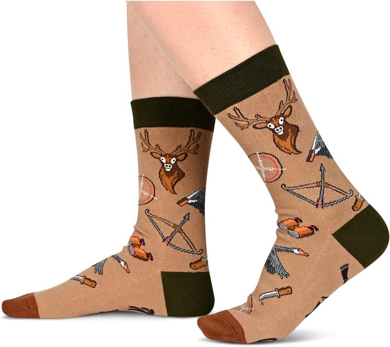 Funny Socks For Men Women - Outdoorsman Racing Gifts For Golfing  Fishing Lovers, Christmas Stocking Stuffers