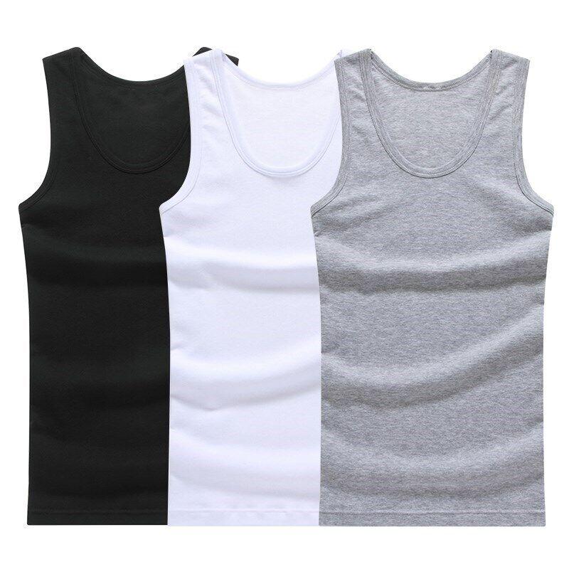 3-12 Packs For Mens 100% Cotton Tank Top A-Shirt Wife-Beater Ribbed Undershirt