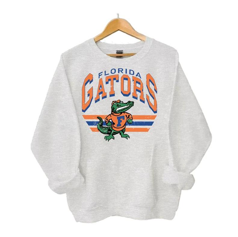 Retro College Football Mascot Crewneck Sweatshirt Classic Cotton Sweaters Hoodie, For Women, For Men, Sweatshirt Unisex