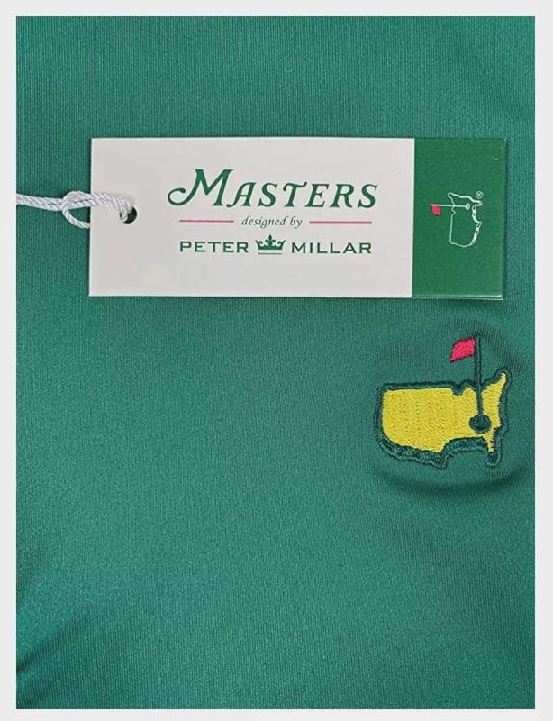 2024 Masters by Peter Millar Men's Golf Shirt Augusta Green Performance Polo