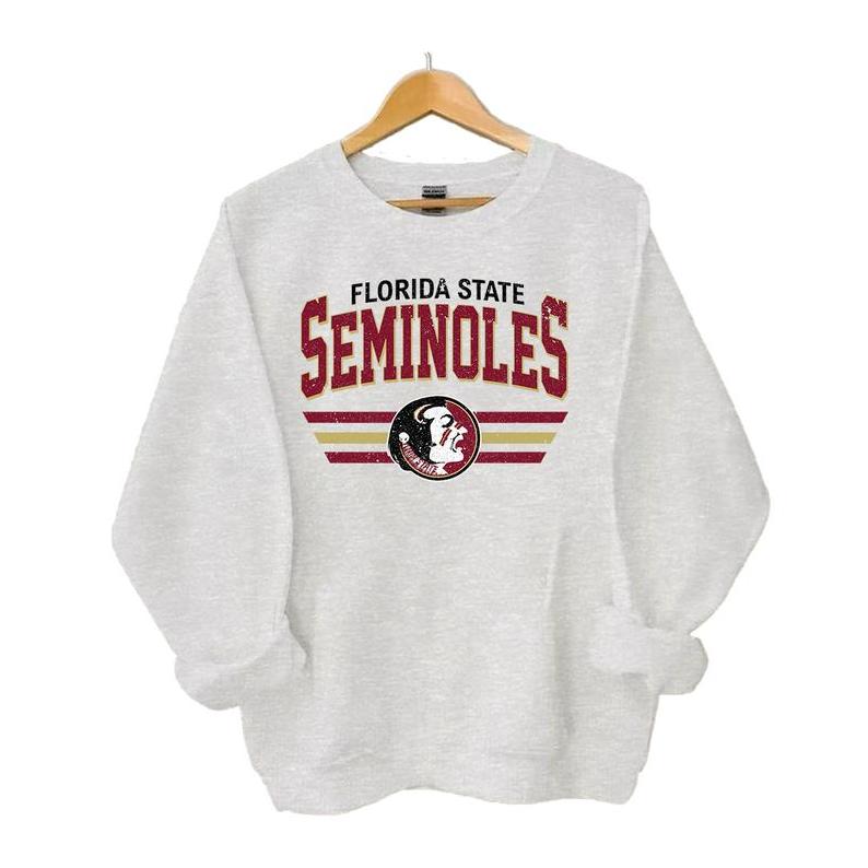 Retro College Football Mascot Crewneck Sweatshirt Classic Cotton Sweaters Hoodie, For Women, For Men, Sweatshirt Unisex