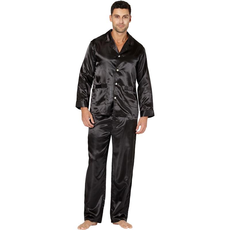 Intimo Classic Mens Satin Pajama